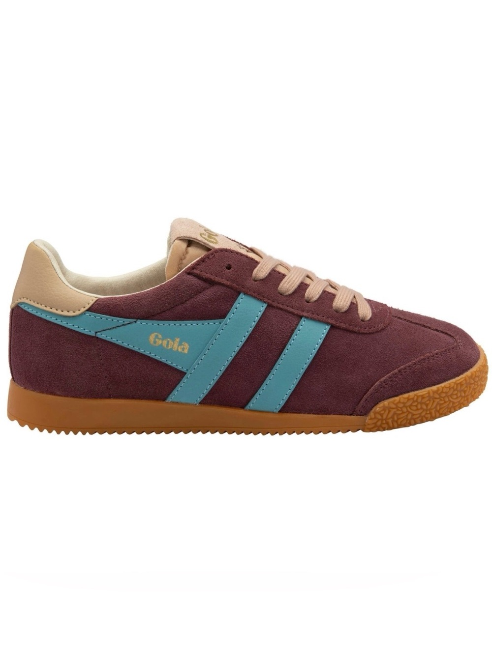 Gola Elan Sneakers in Windsor Wine/Ocean/Cameo